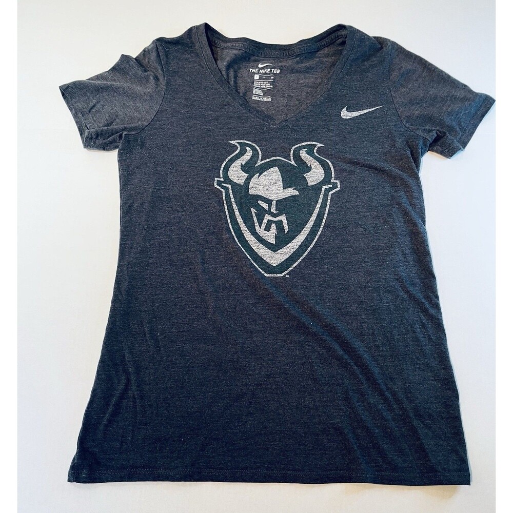 The Nike Women’s Minnesota Vikings T- Shirt Size Small Blue Gray NFL Logo